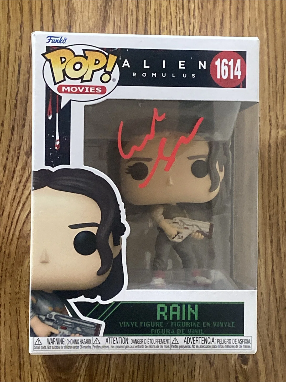 Cailee Spaeny — Cailee Spaeny Autographed Alien: Romulus’ Funko Pop #1416 ‘Rain’