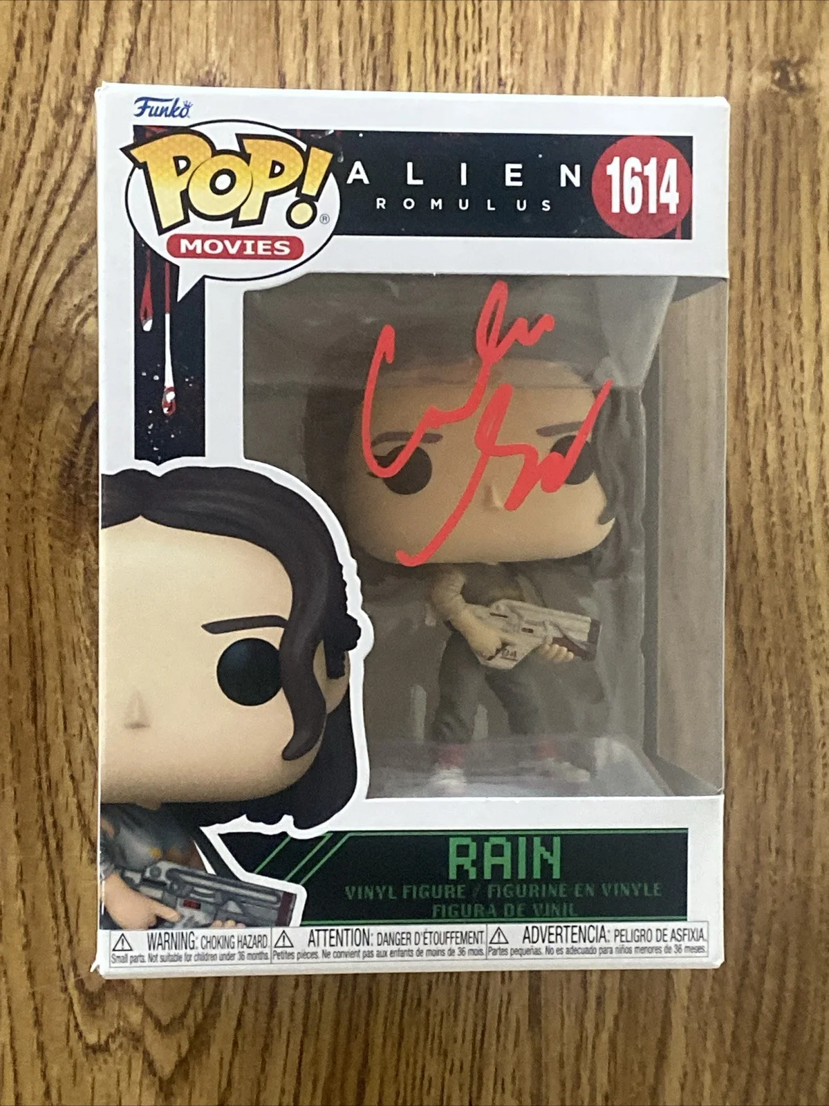Cailee Spaeny — Cailee Spaeny Autographed Alien: Romulus’ Funko Pop #1416 ‘Rain’