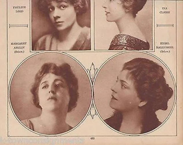 Jane Cowl Made Kennedy Ina Claire Silent Movie Actress Vintage 1922 Poster Print, изображение 5