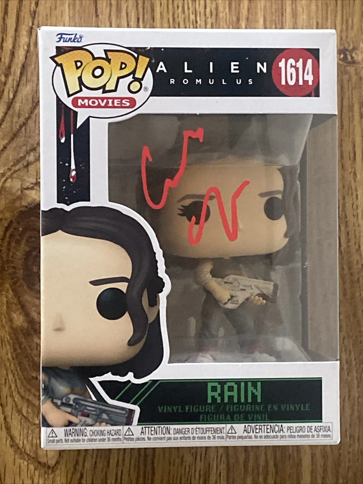 Cailee Spaeny — Cailee Spaeny Autographed Alien: Romulus’ Funko Pop #1416 ‘Rain’
