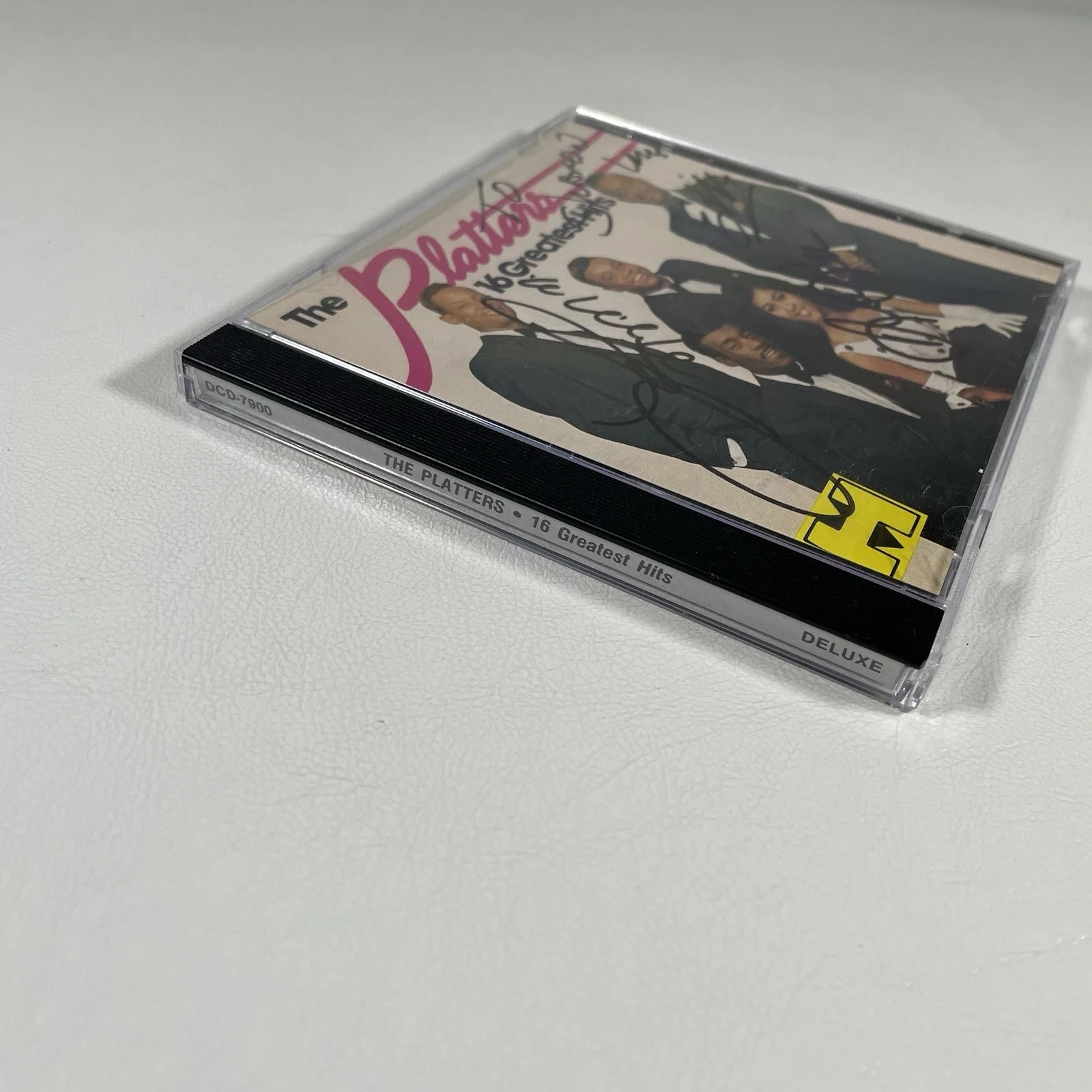 The Platters Signed CD Insert 16 Greatest Hits Autographed 1987 Highland Music, изображение 4
