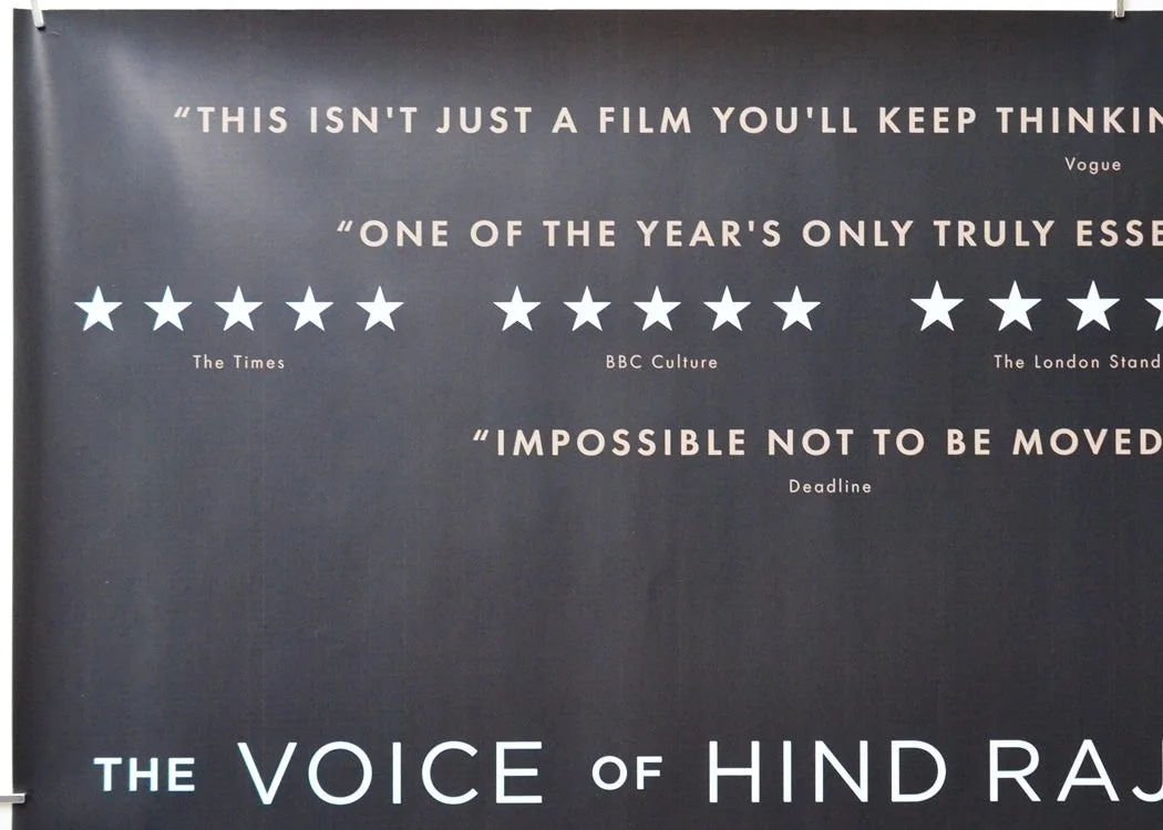 THE VOICE OF HIND RAJAB (2025) Original Quad Film Poster - Kaouther Ben Hania, изображение 2