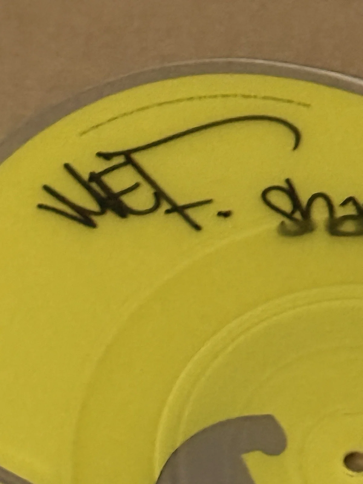 Method Man Wu-Tang Clan Signed C.R.E.A.M Vinyl w/ Inscription “Shaolin God” RARE, изображение 2