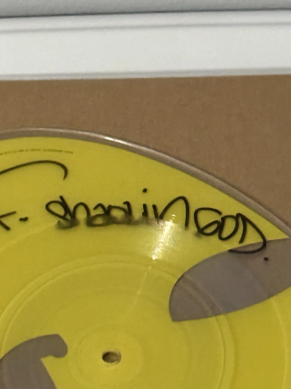 Method Man Wu-Tang Clan Signed C.R.E.A.M Vinyl w/ Inscription “Shaolin God” RARE, изображение 3