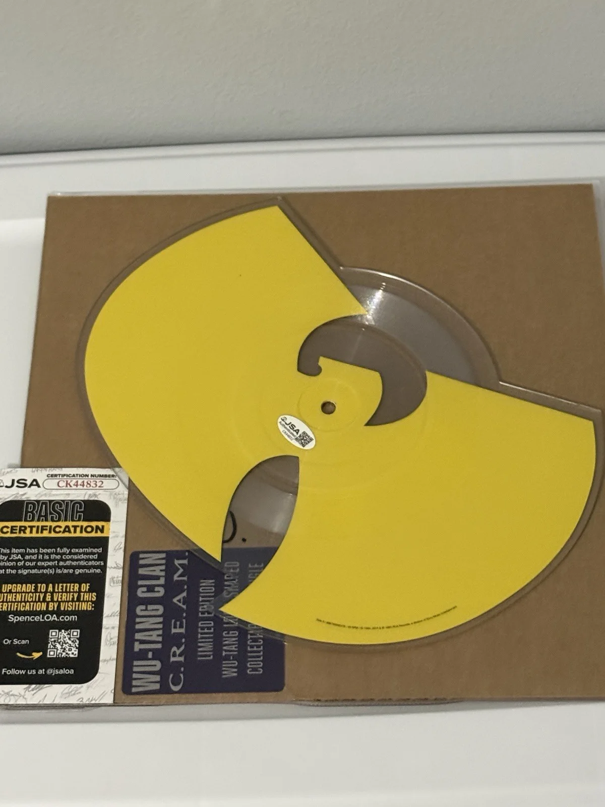 Method Man Wu-Tang Clan Signed C.R.E.A.M Vinyl w/ Inscription “Shaolin God” RARE, изображение 5