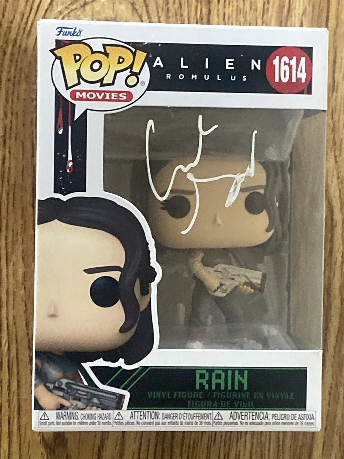 Cailee Spaeny — Cailee Spaeny Autographed Alien: Romulus’ Funko Pop #1416 ‘Rain’