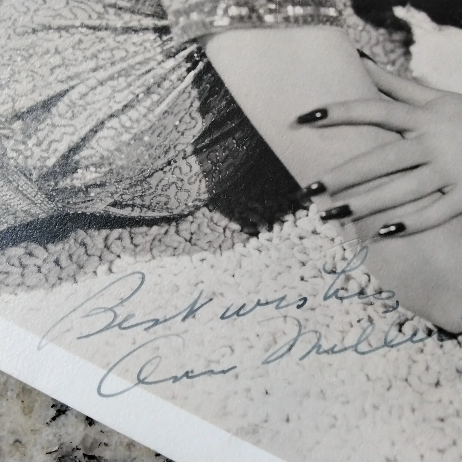 Ann Miller Signed DW Photo Movie Actress Dancer MGM Easter Parade On The Town, image 4