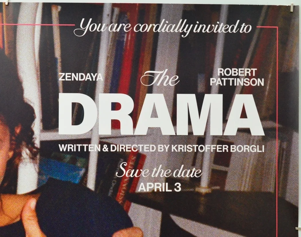 THE DRAMA (2026) Original Cinema Quad Movie Poster - Zendaya, Robert Pattinson, изображение 3