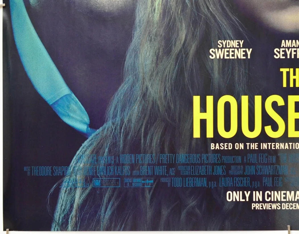 THE HOUSEMAID (2025) Original Quad Movie Poster - Sydney Sweeney Amanda Seyfried, изображение 4