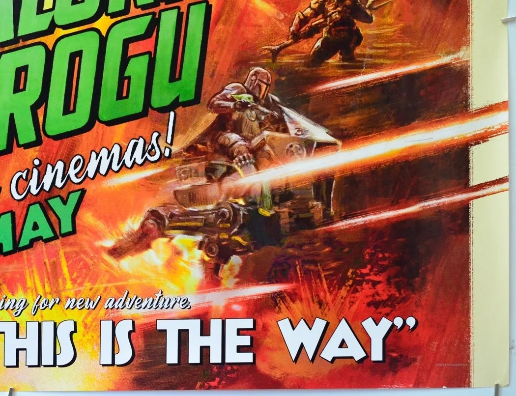 STAR WARS: THE MANDALORIAN AND GROGU (2026) Original Cinema Quad Movie Poster, изображение 5