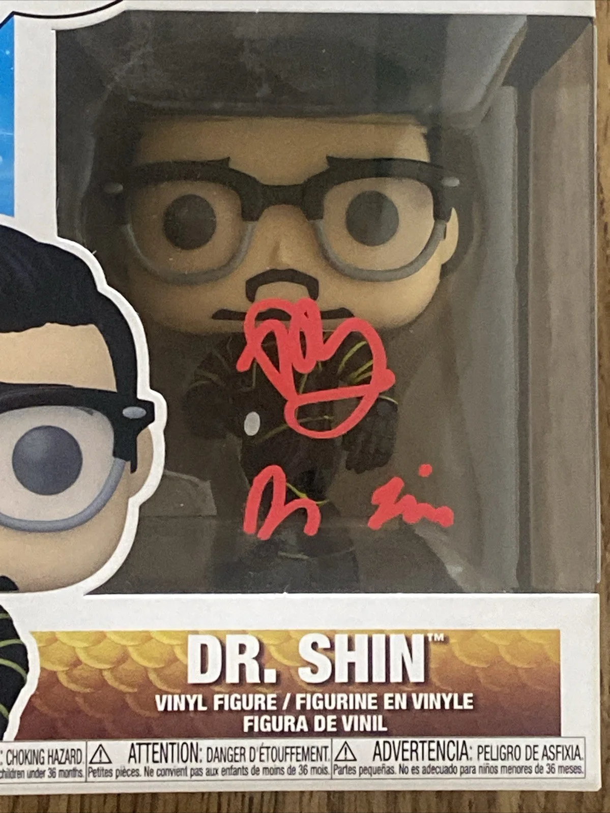 Randell Park — Randell Park Autographed Dr Shin Funko Pop #1308 DC Aquaman Inscription, изображение 2