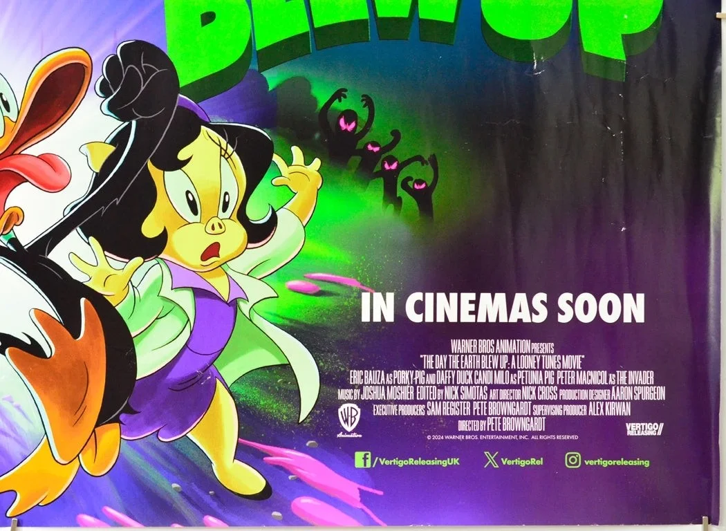 LOONEY TUNES: THE DAY THE EARTH BLEW UP (2025) Original Cinema Quad Film Poster, изображение 5