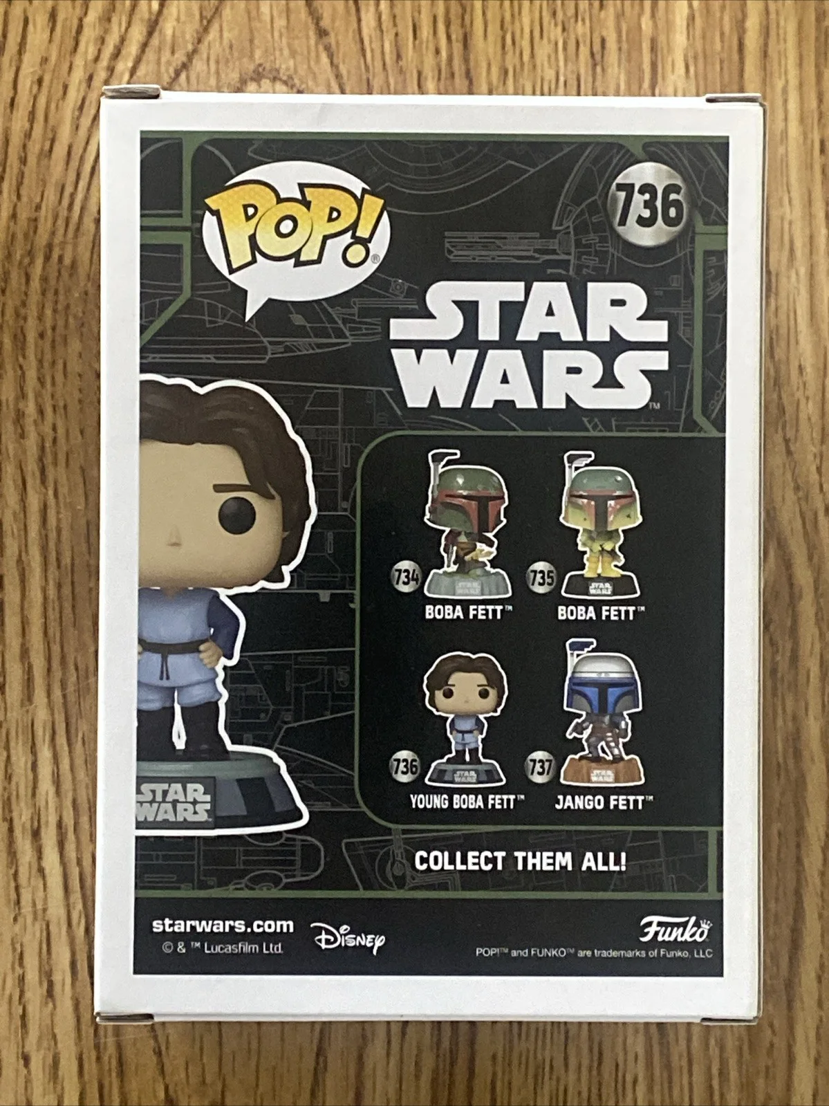 Daniel Logan — Daniel Logan Autographed ‘Star Wars’ Funko Pop #736 ‘Young Boba Fett' Insc, image 4