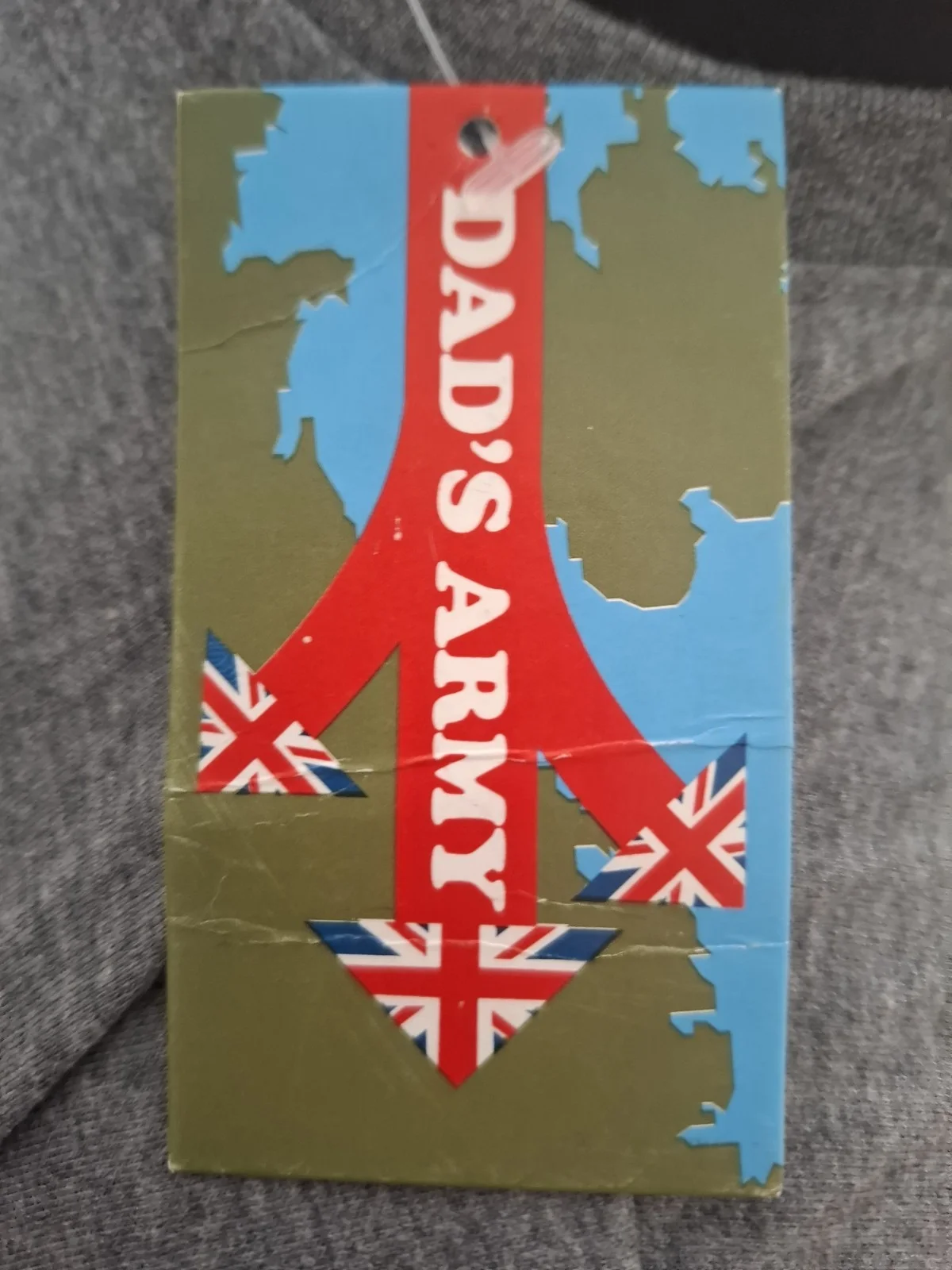 Dad's Army 'Don't Panic' Grey T-shirt...Size small, image 2