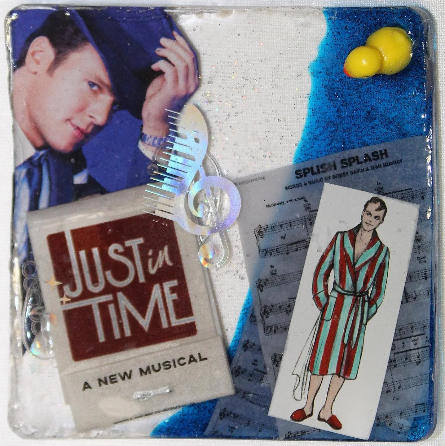 Jonathan Groff Signed JUST IN TIME Opening Night Matchbook & Wardrobe Item BWB, изображение 4