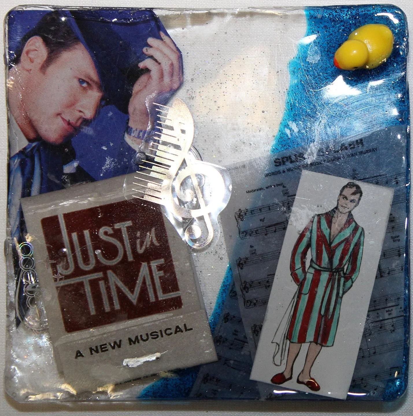 Jonathan Groff Signed JUST IN TIME Opening Night Matchbook & Wardrobe Item BWB, изображение 5