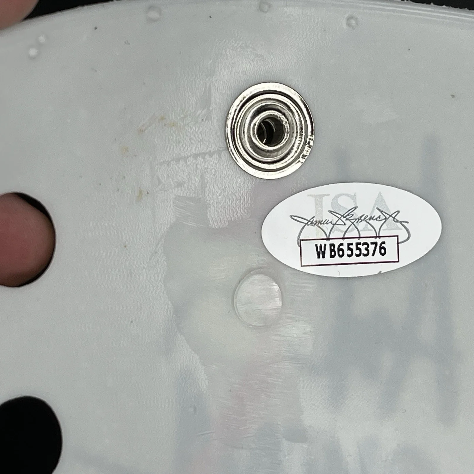 Ari Lehman — Ari Lehman Friday The 13th "Jason 1" Signed White Jason Bloody Mask- JSA Cert, image 3