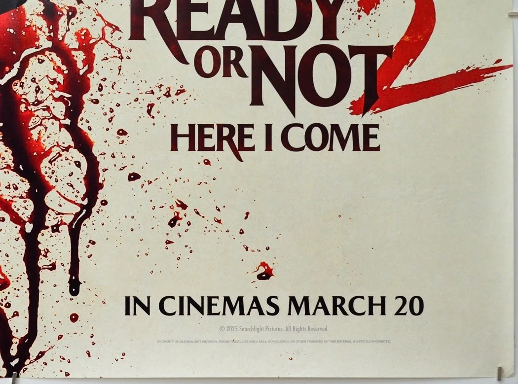READY OR NOT 2: HERE I COME (2026) Original Quad Movie Poster - Samara Weaving, изображение 5