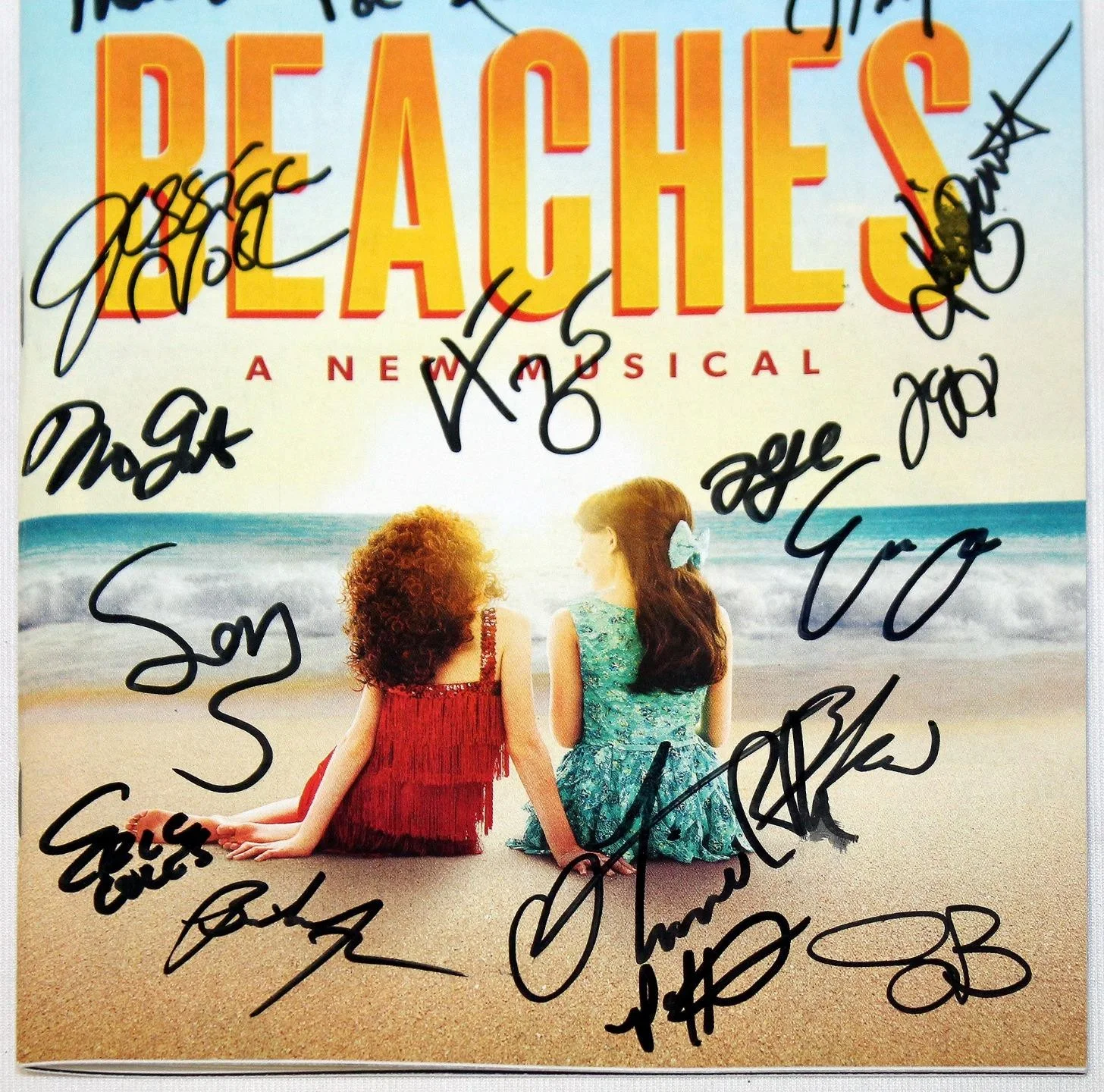 BEACHES the Musical Broadway Cast Jessica Vosk Signed Playbill, image 3