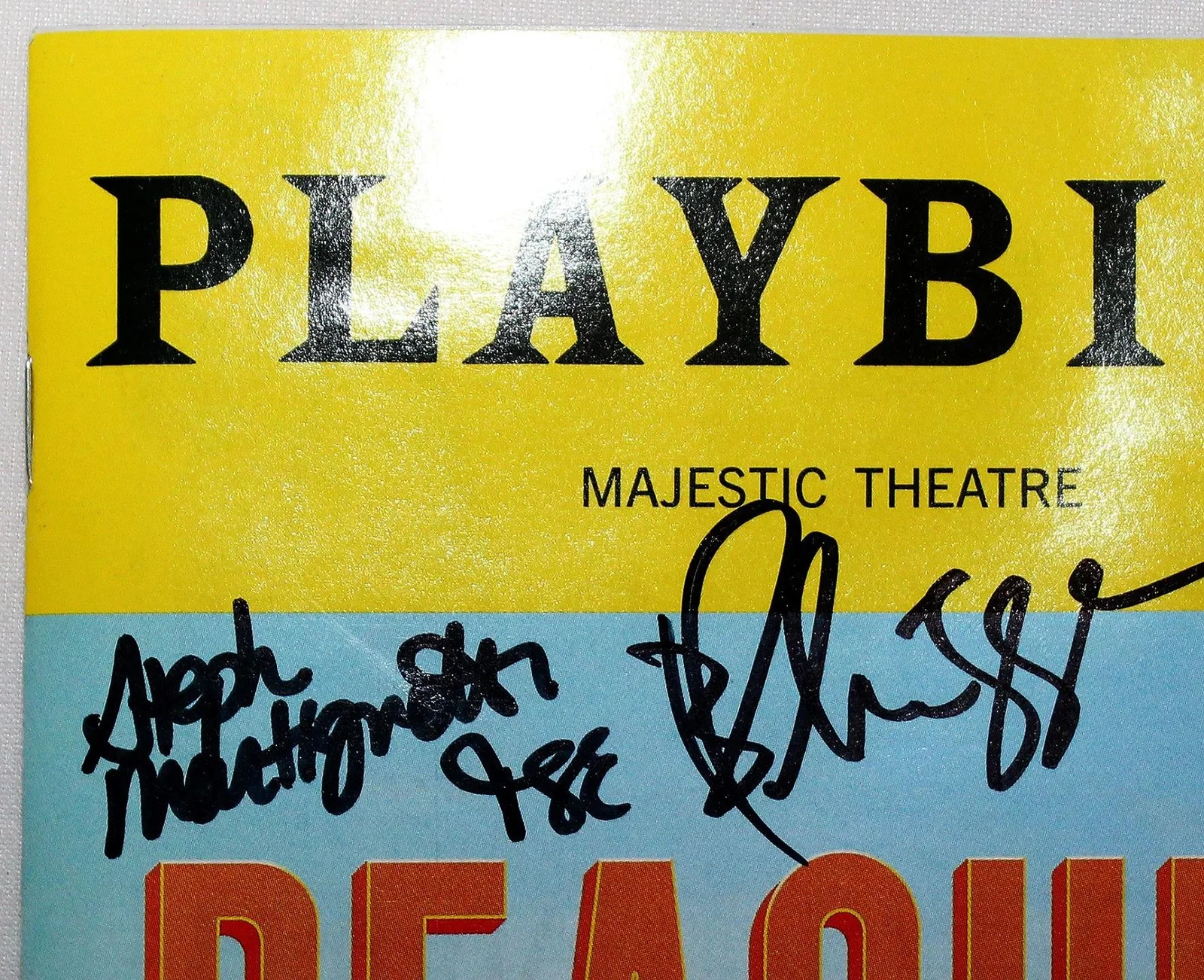 BEACHES the Musical Broadway Cast Jessica Vosk Signed Playbill, image 4