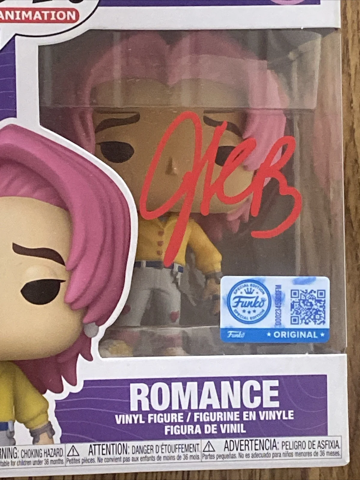 Joel Kim Booster — Joel Kim Booster Autographed ‘K-Pop Demon Hunters’ Funko Pop #2436 Romance Saja, изображение 2