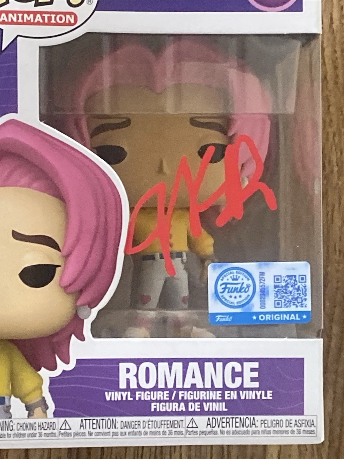 Joel Kim Booster — Joel Kim Booster Autographed ‘K-Pop Demon Hunters’ Funko Pop #2436 Romance Saja, изображение 2