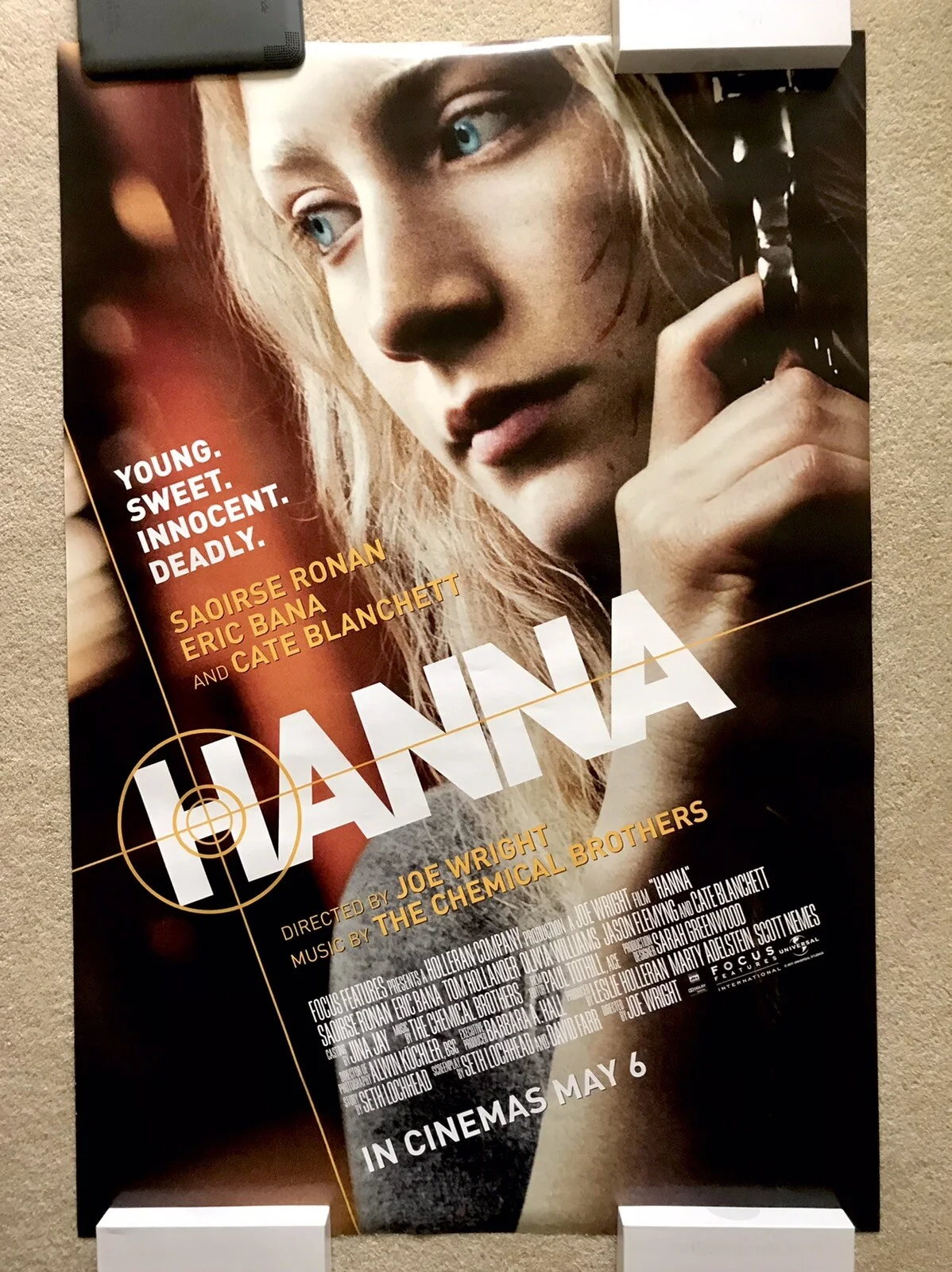 HANNA Original ADVANCED DS Movie Poster SAOIRSE RONAN ERIC BANA CATE BLANCHETT, изображение 2