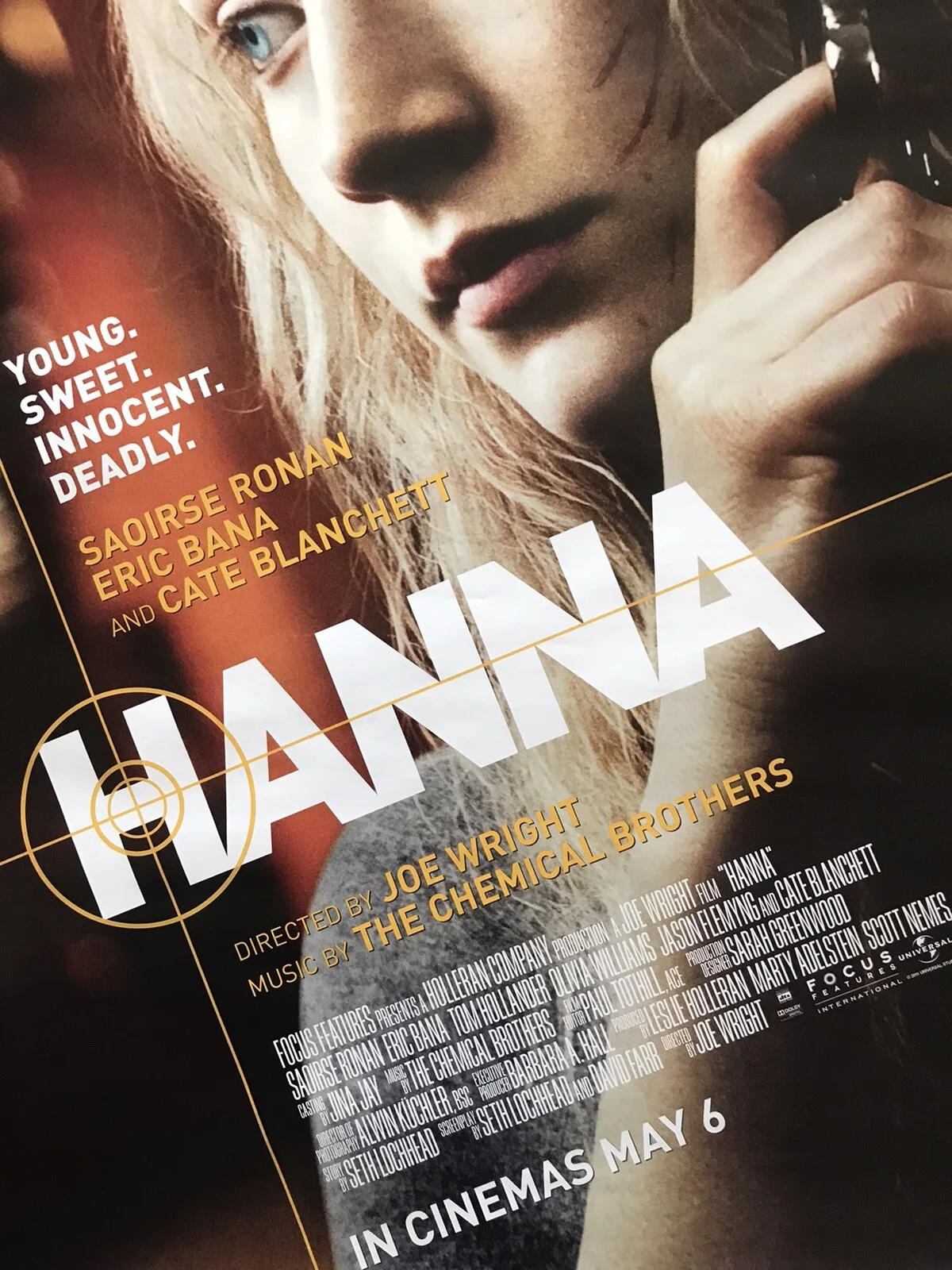 HANNA Original ADVANCED DS Movie Poster SAOIRSE RONAN ERIC BANA CATE BLANCHETT, изображение 5