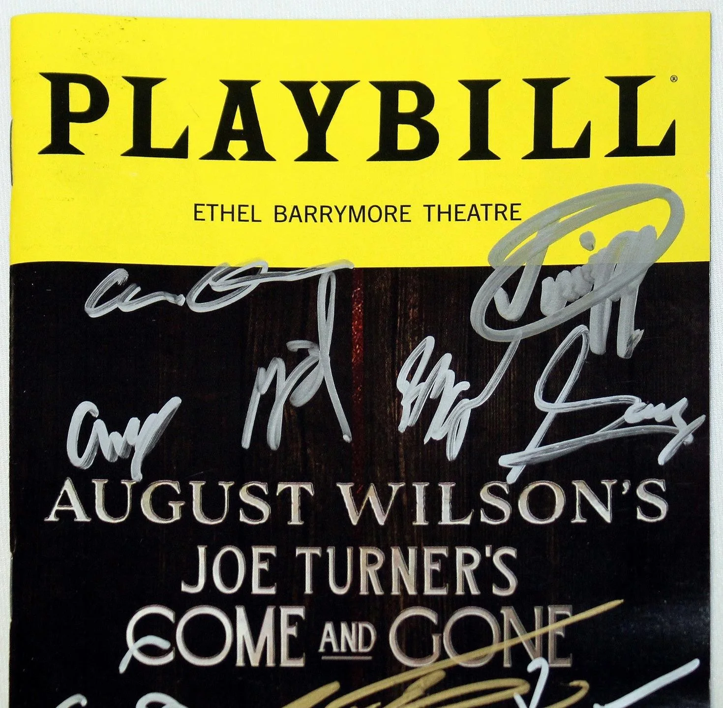 JOE TURNER'S COME & GONE Partial Cast Cedric, Taraji P. Henson Signed Playbill, image 2
