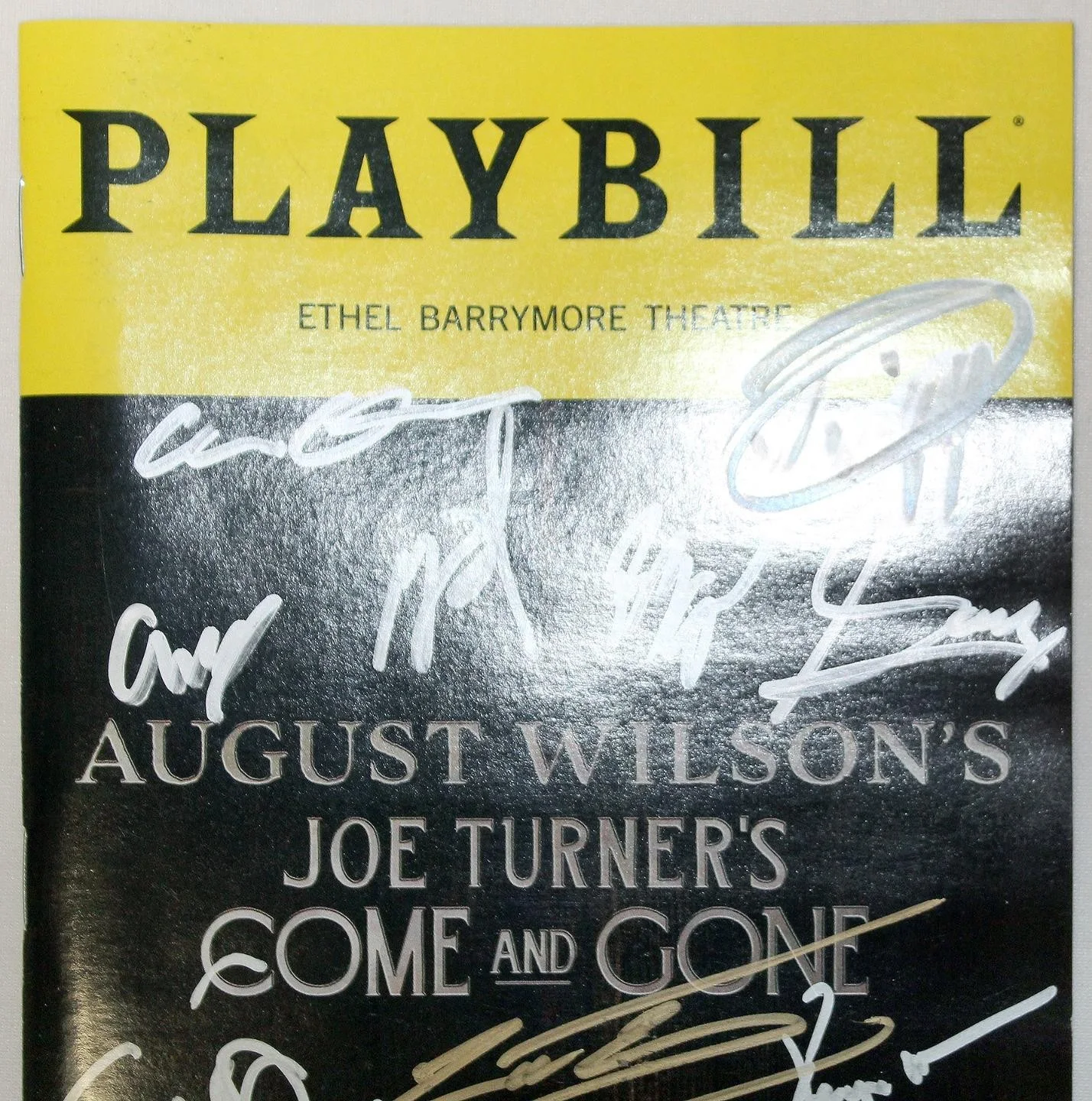 JOE TURNER'S COME & GONE Partial Cast Cedric, Taraji P. Henson Signed Playbill, image 4
