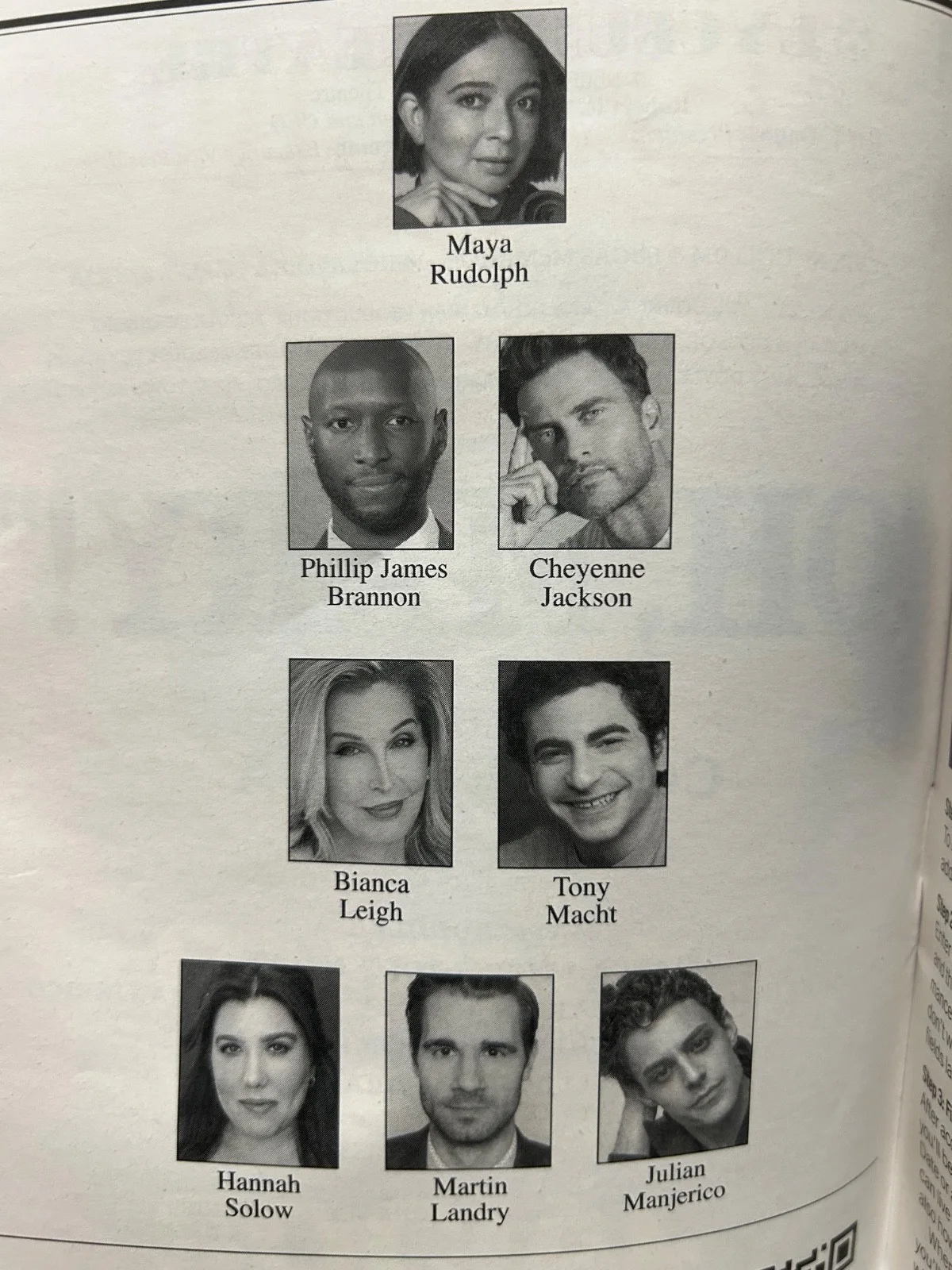 Maya Rudolph, Cheyenne Jackson — Oh Mary Maya Rudolph Cast Signed Broadway Playbill + Cheyenne + Phillip, изображение 2