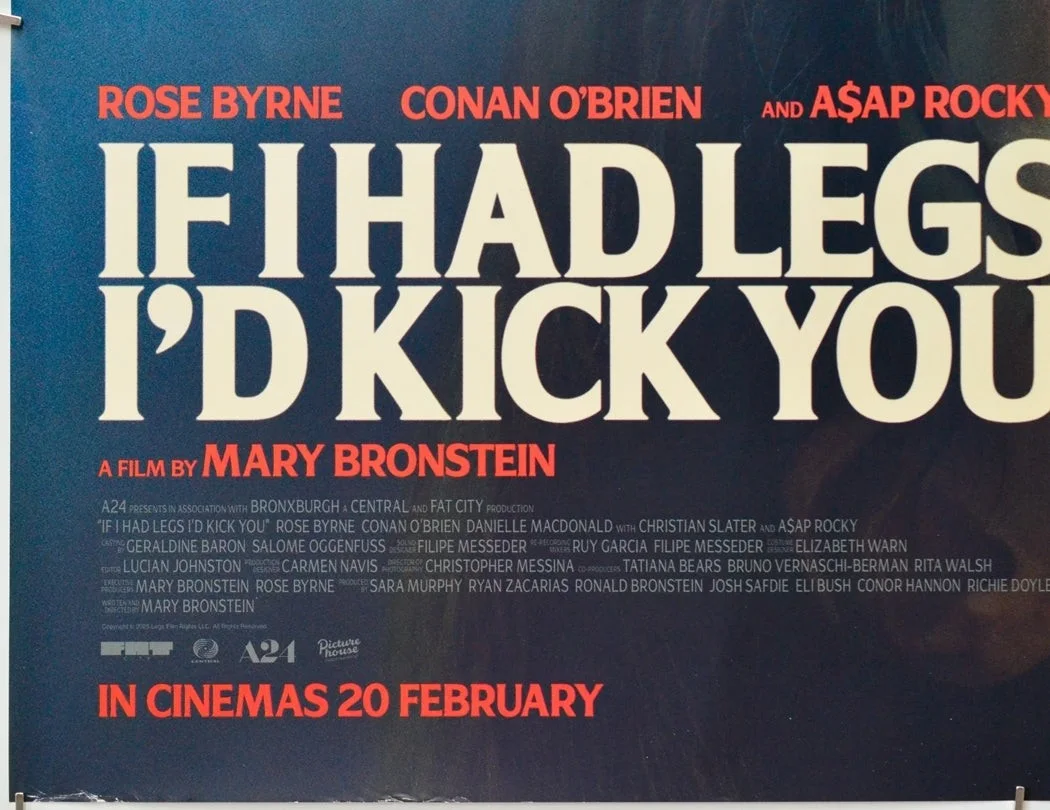 IF I HAD LEGS I'D KICK YOU (2026) Original Cinema Quad Film Poster - Rose Byrne, изображение 4