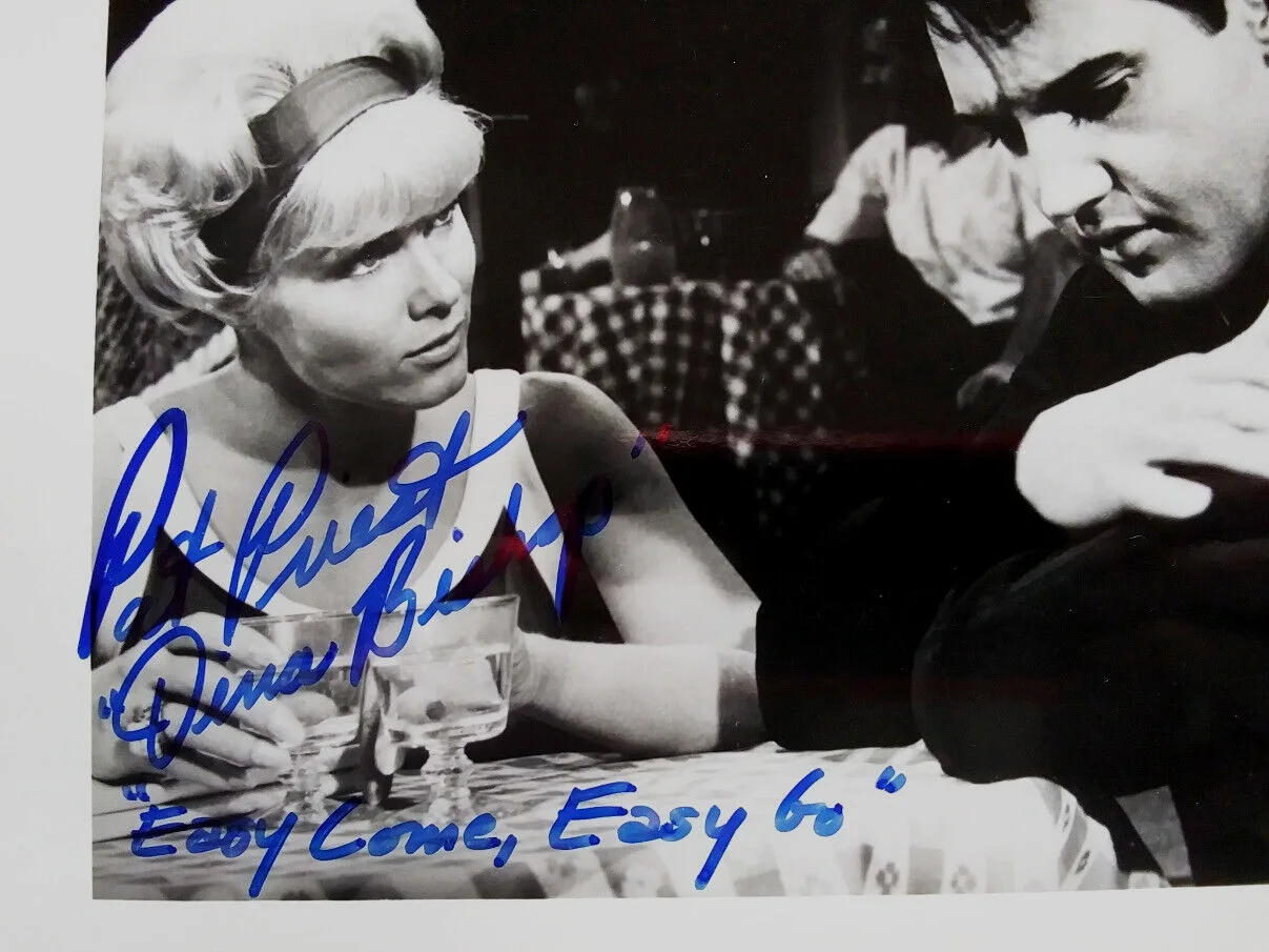 Pat Priest — Elvis Presley Pat Priest Signed Photo 1967 Easy Come Easy Go The Munsters Actor, изображение 2