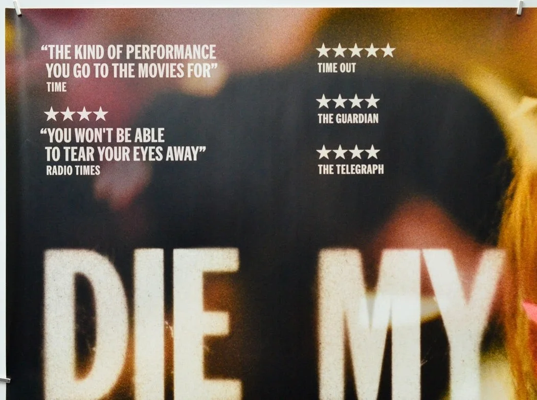 DIE MY LOVE (2025) Original Quad Poster - Jennifer Lawrence, Robert Pattinson, image 2