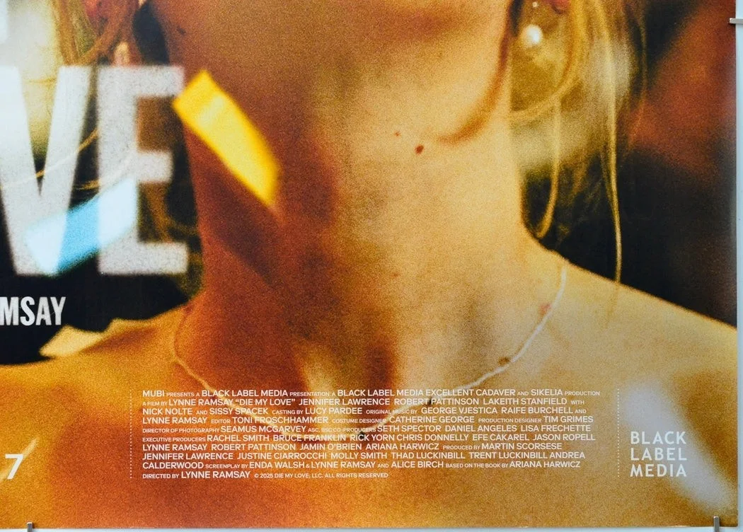 DIE MY LOVE (2025) Original Quad Poster - Jennifer Lawrence, Robert Pattinson, image 5