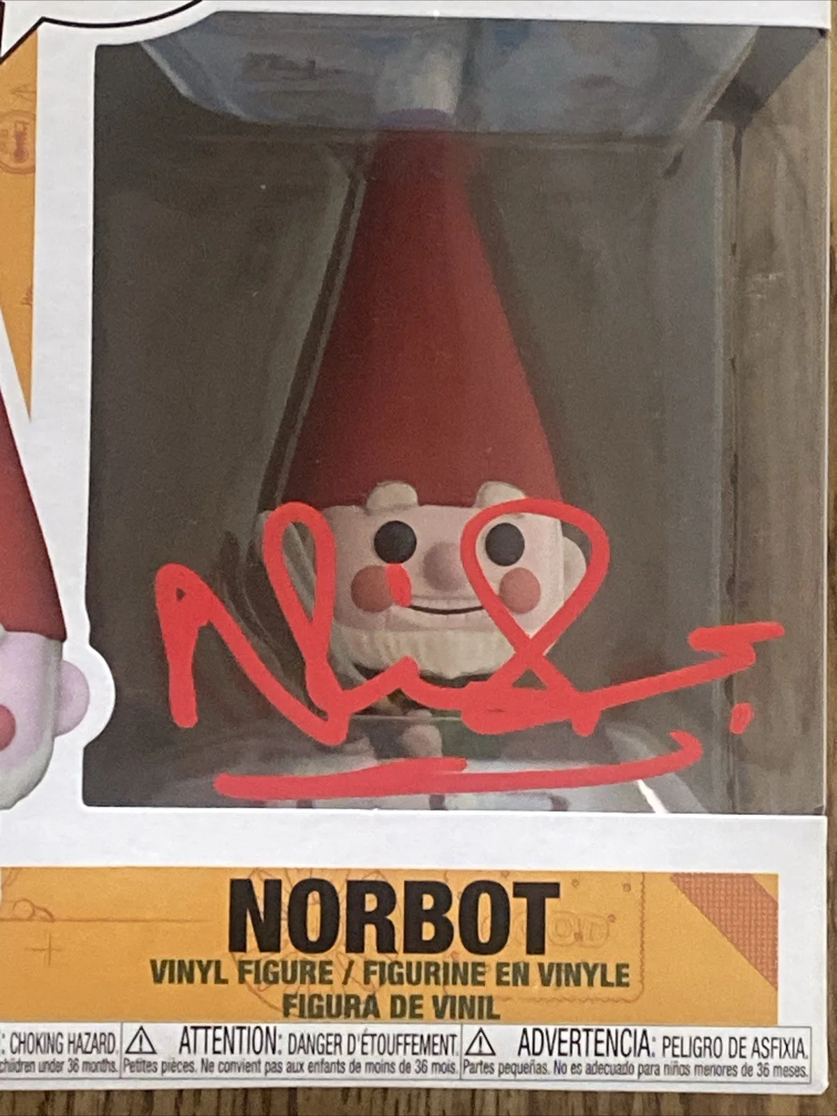 Nick Park — Nick Park Autographed Norbot Funko Pop ‘Wallace & Gromit’ Creator, image 2