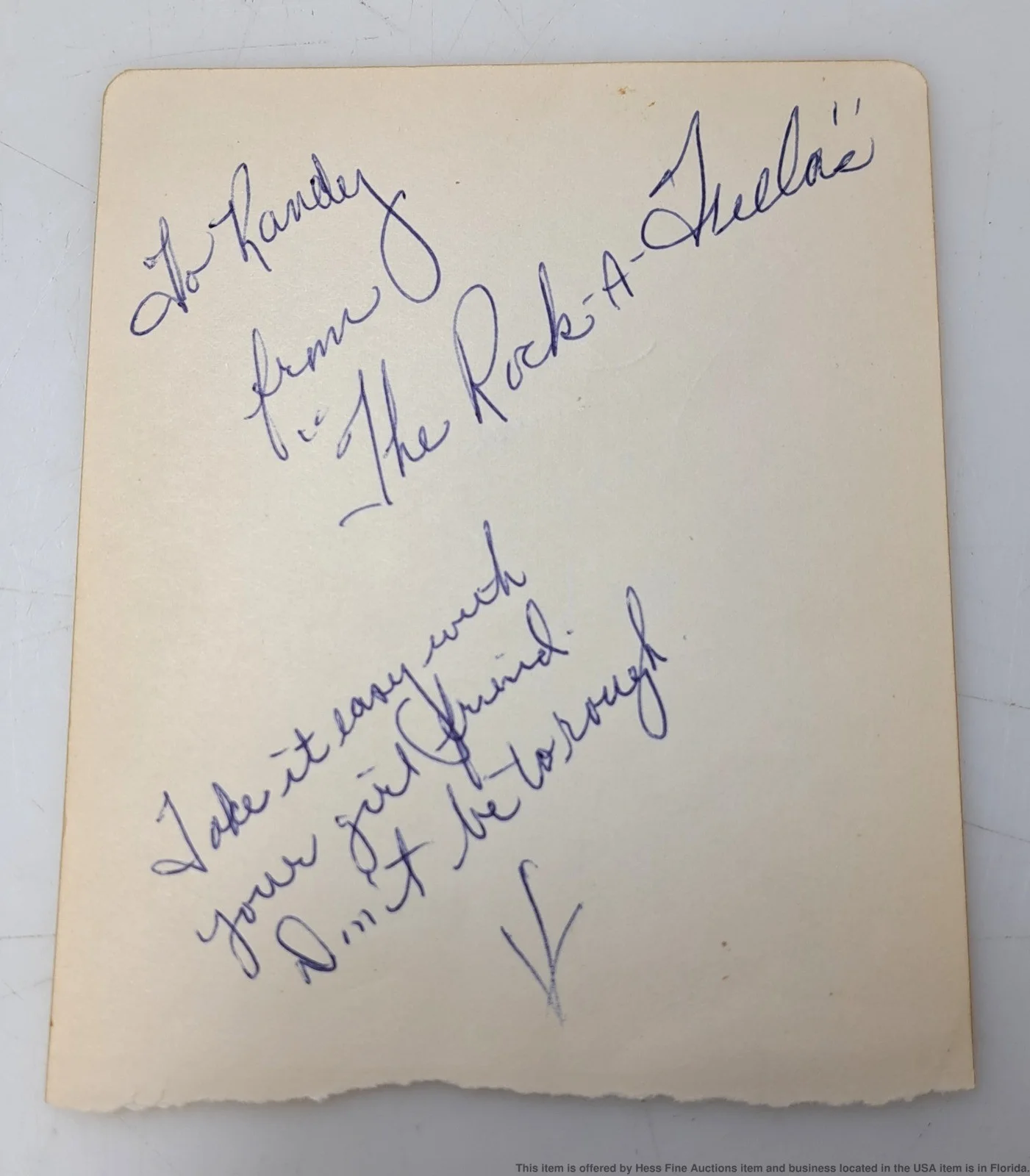 The Tassels Johnny Leo Joyce Joe Rochelle Autograph 1950s Doo Wop Beach Band, изображение 2