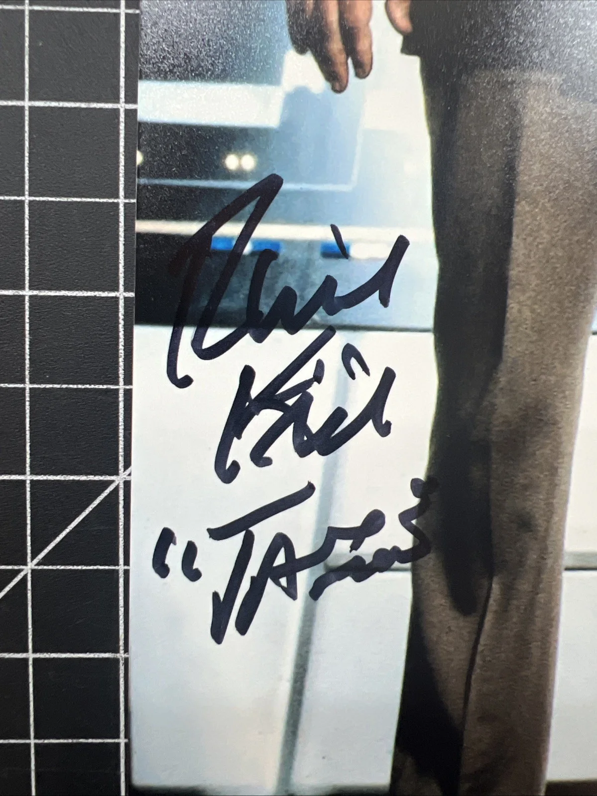 Richard Kiel — Richard Kiel + Blanche Ravalec Signed Autographed 8x10 Photo Moonraker Bond Jaws, image 2
