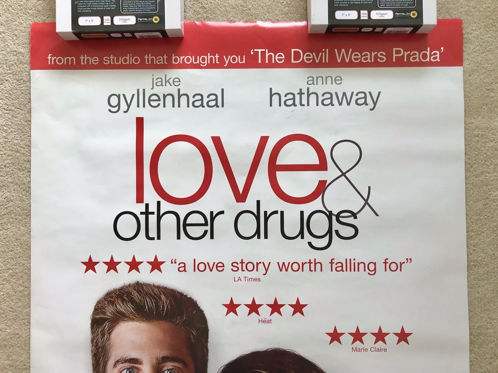 LOVE & OTHER DRUGS Original DS Movie Film Poster JAKE GYLLENHAAL ANNE HATHAWAY, изображение 4