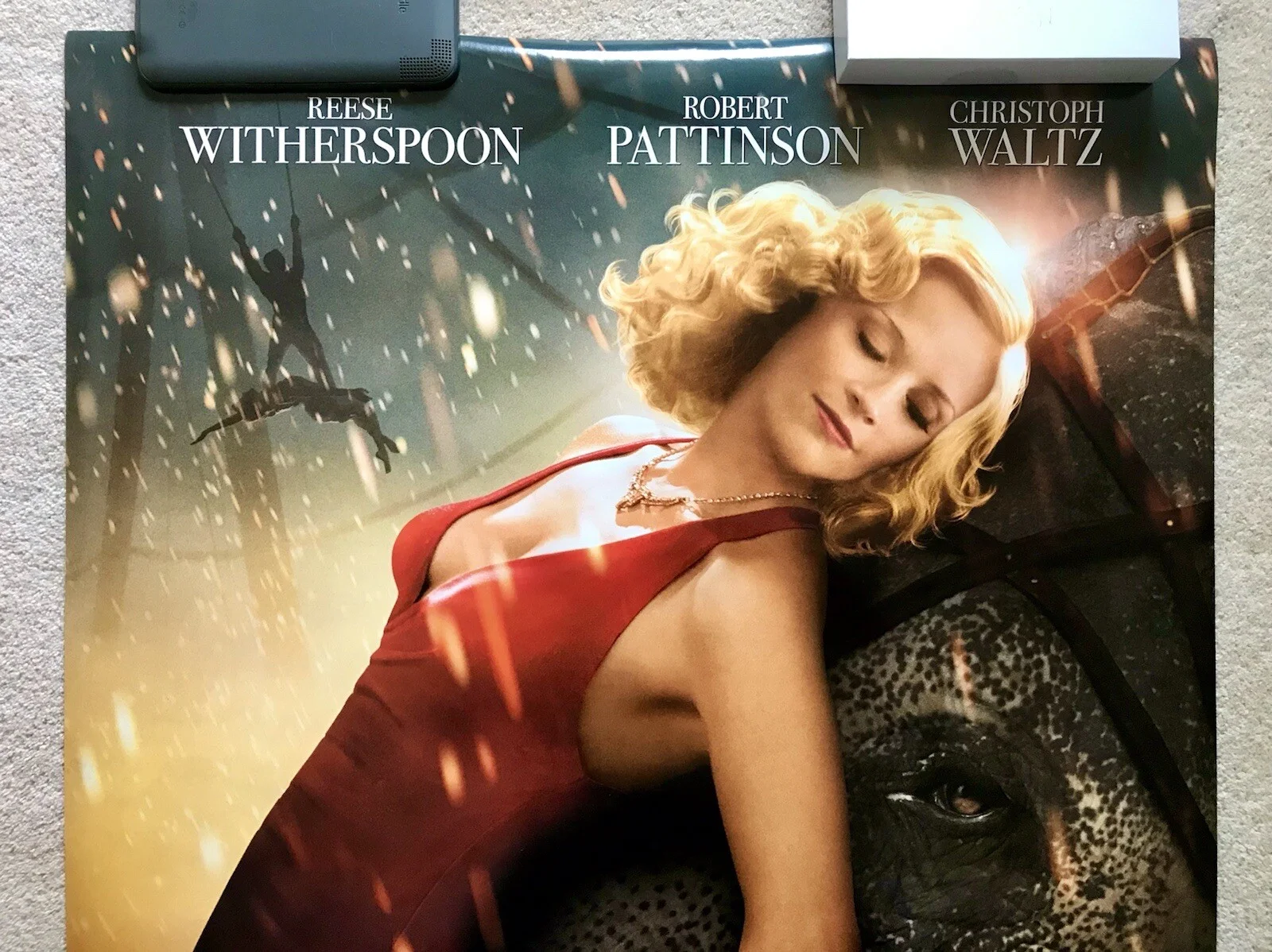 WATER FOR ELEPHANTS Original DS Movie Poster REESE WITHERSPOON ROBERT PATTINSON, изображение 3