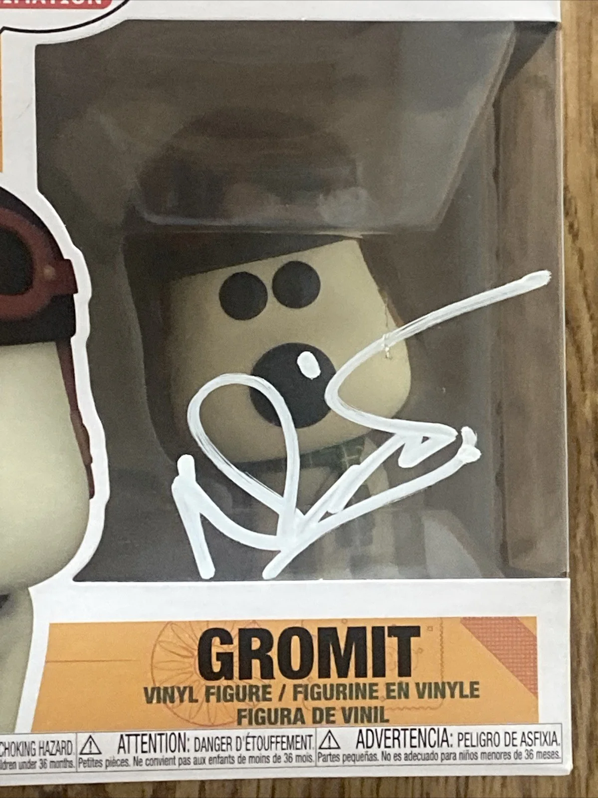 Nick Park — Nick Park Autographed Gromit Funko Pop ‘Wallace & Gromit’ Creator, image 2