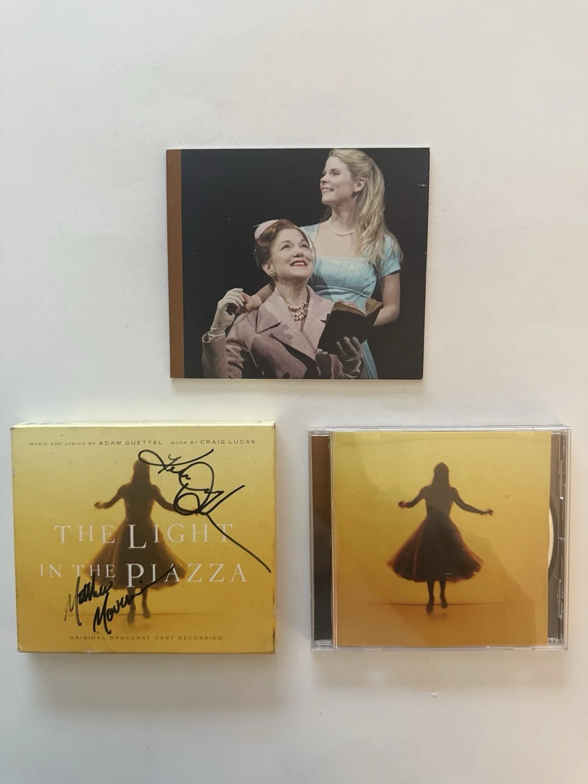 THE LIGHT IN THE PIAZZA Signed CD Kelli O'Hara Matthew Morrison Broadway Cast, image 2
