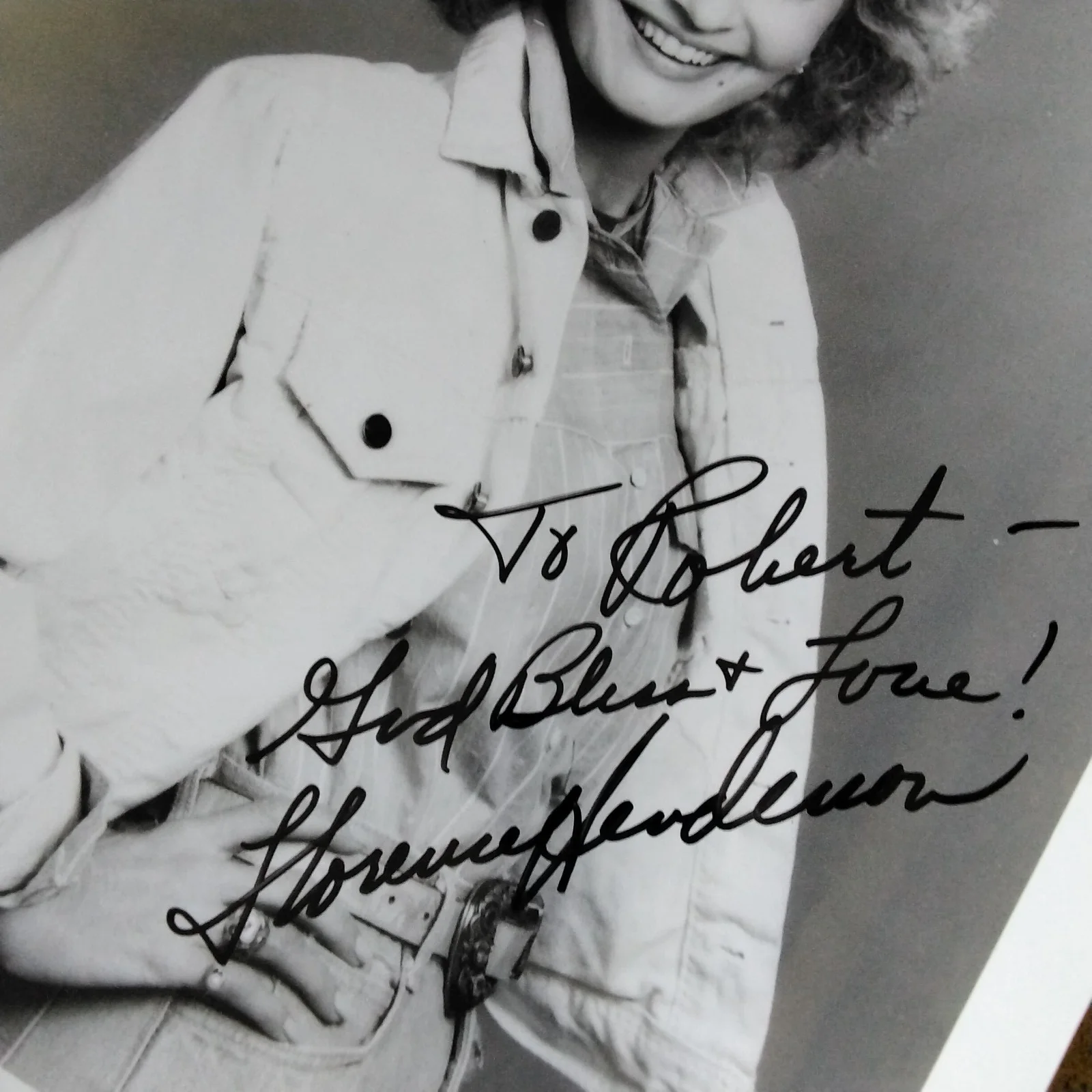 Florence Henderson SIGNED Photo 70s TV Actress The Brady Brunch Country Kitchen, изображение 5