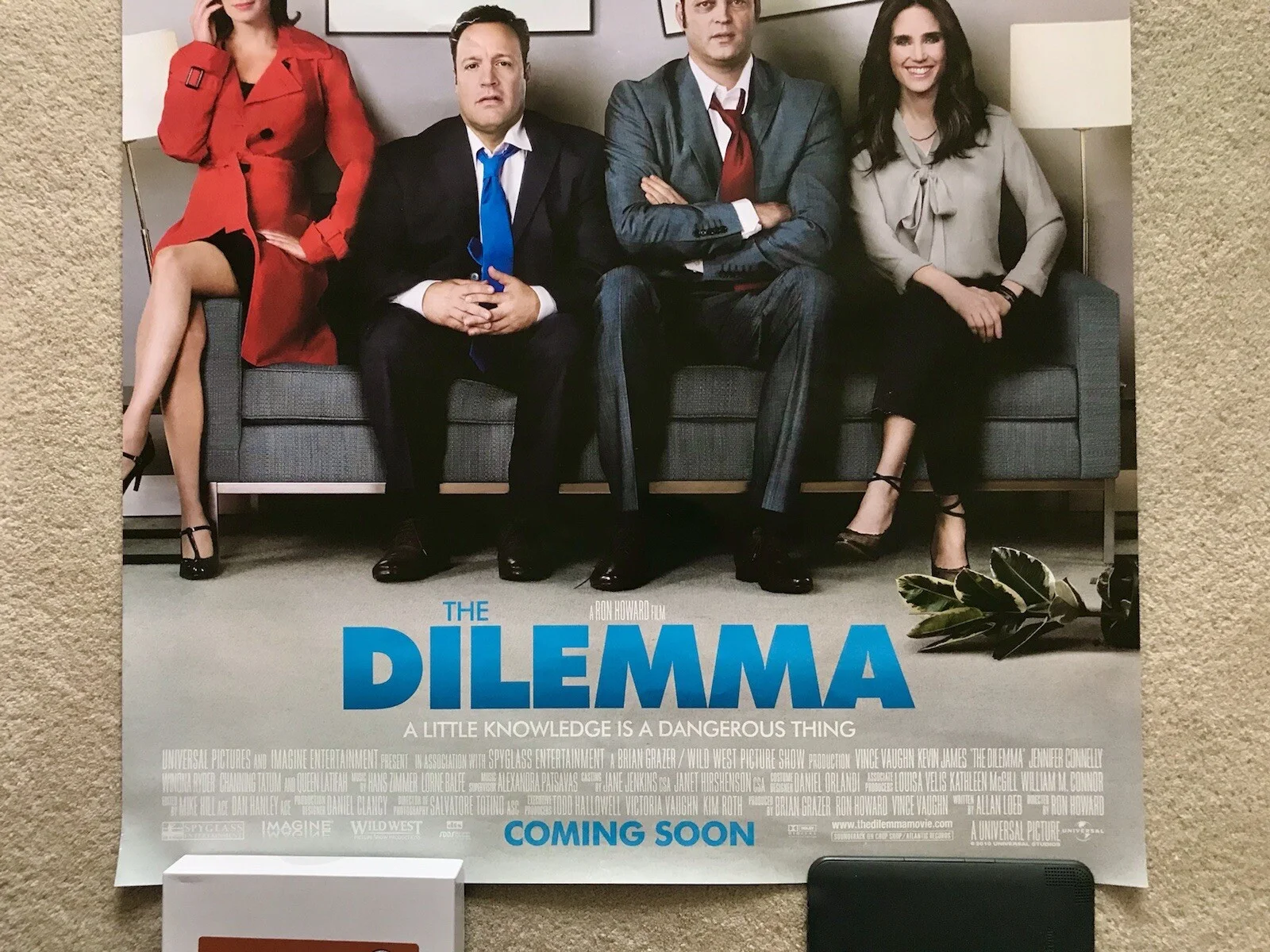 THE DILEMMA Original DS Movie Poster KEVIN JAMES WINONA RYDER JENNIFER CONNELLY, изображение 5