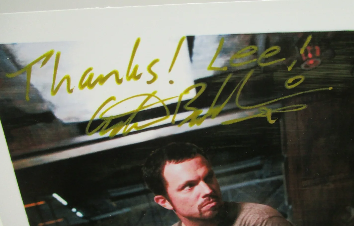 SIGNED by ADAM BALDWIN 4.25"x5.25" Photo SERENITY FIREFLY w/ COA CM6558, изображение 2