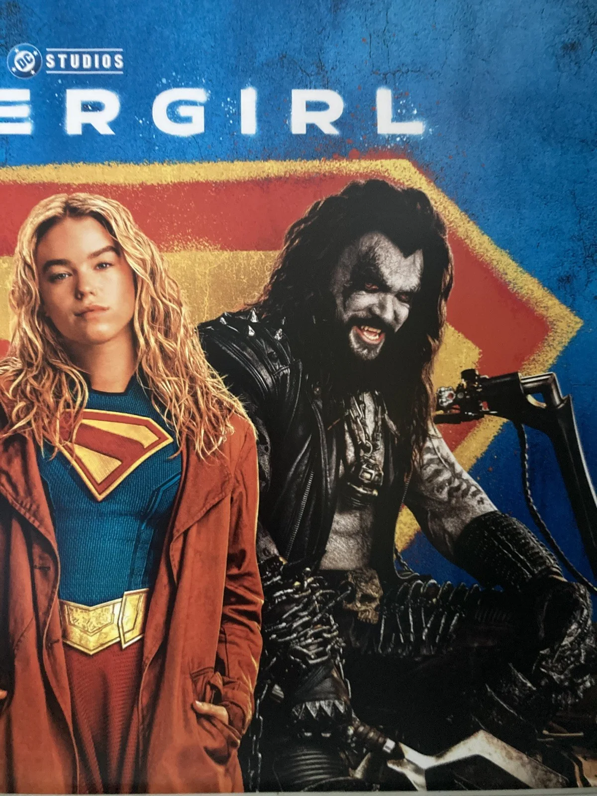 SUPERGIRL 2026 Original UK Quad Cinema Poster DC LOBO Jason Momoa, изображение 4