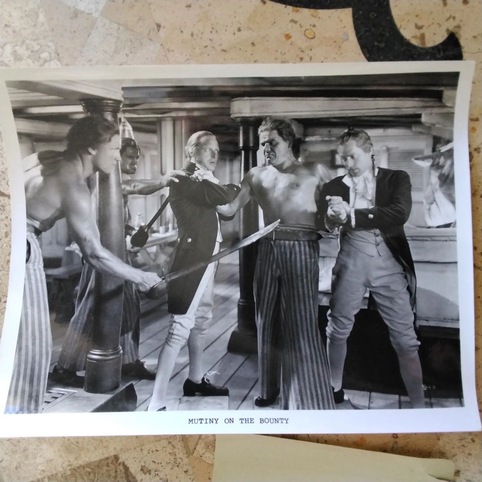 Franchot Tone SIGNED Paper Photo 30s MGM Film Actor Crawford Davis Mutiny Bounty, изображение 5
