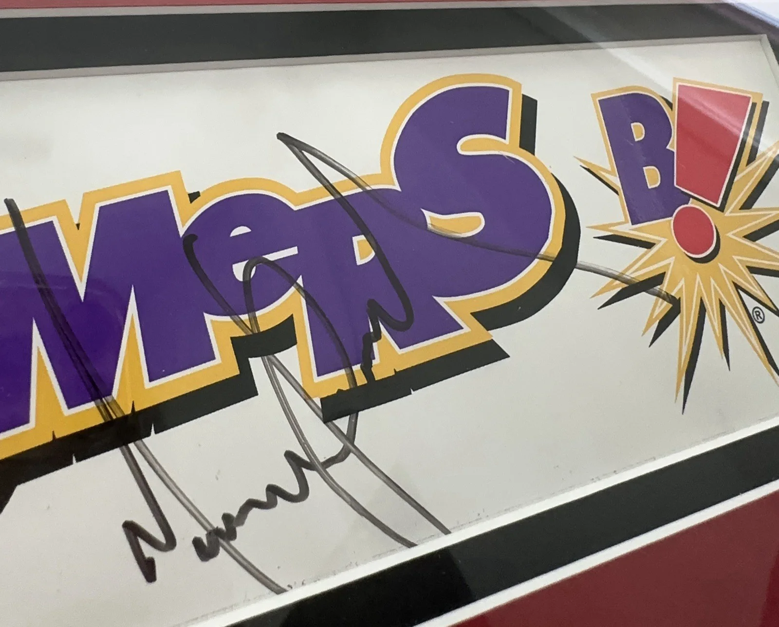 Michael Jackson Rare Hand-Signed Boomers Sticker Framed Photo Ensemble COA, image 3