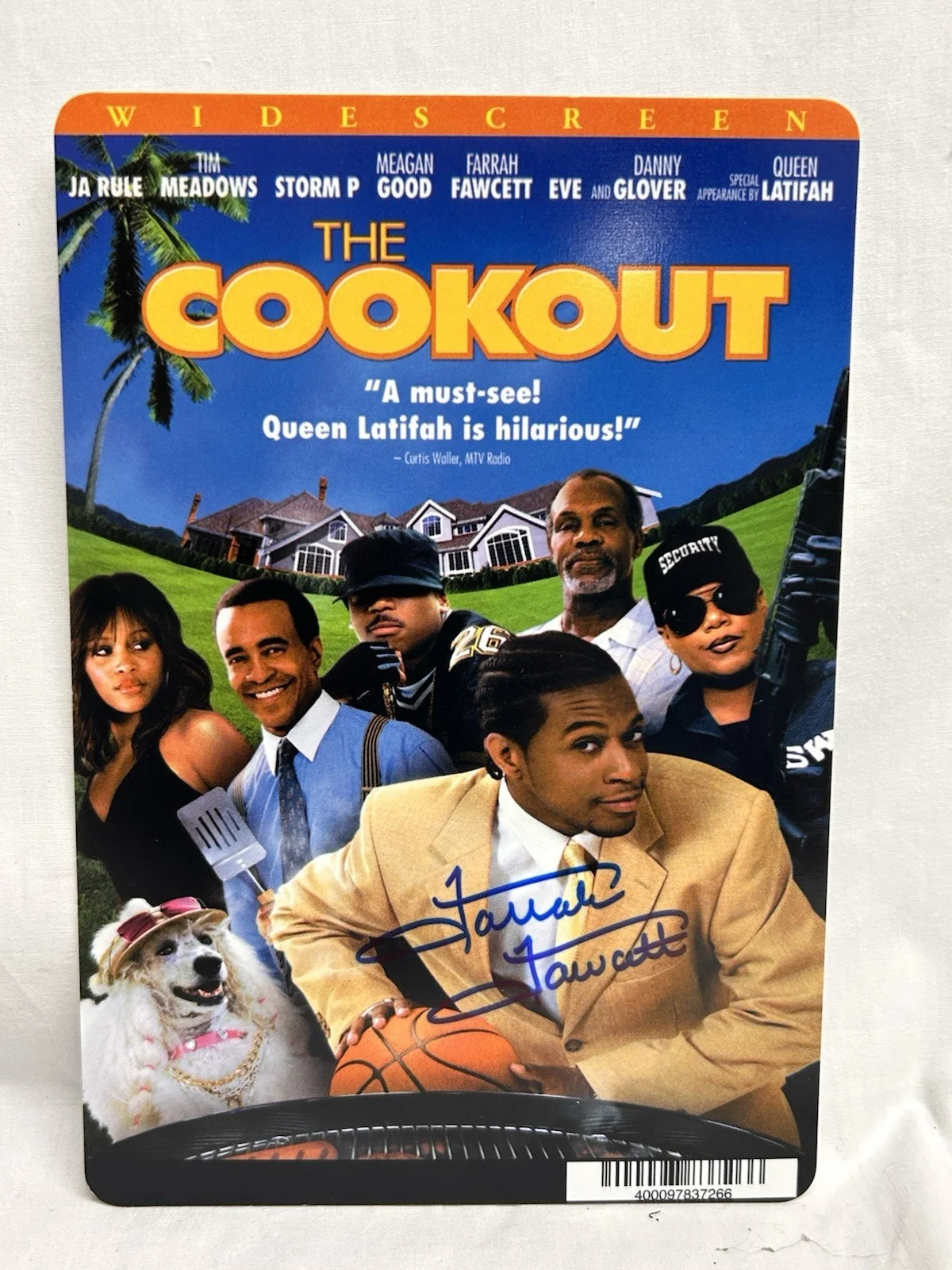 Farrah Fawcett — Farrah Fawcett Signature The Cookout Movie Card /One Side Of DVD Cover, изображение 2