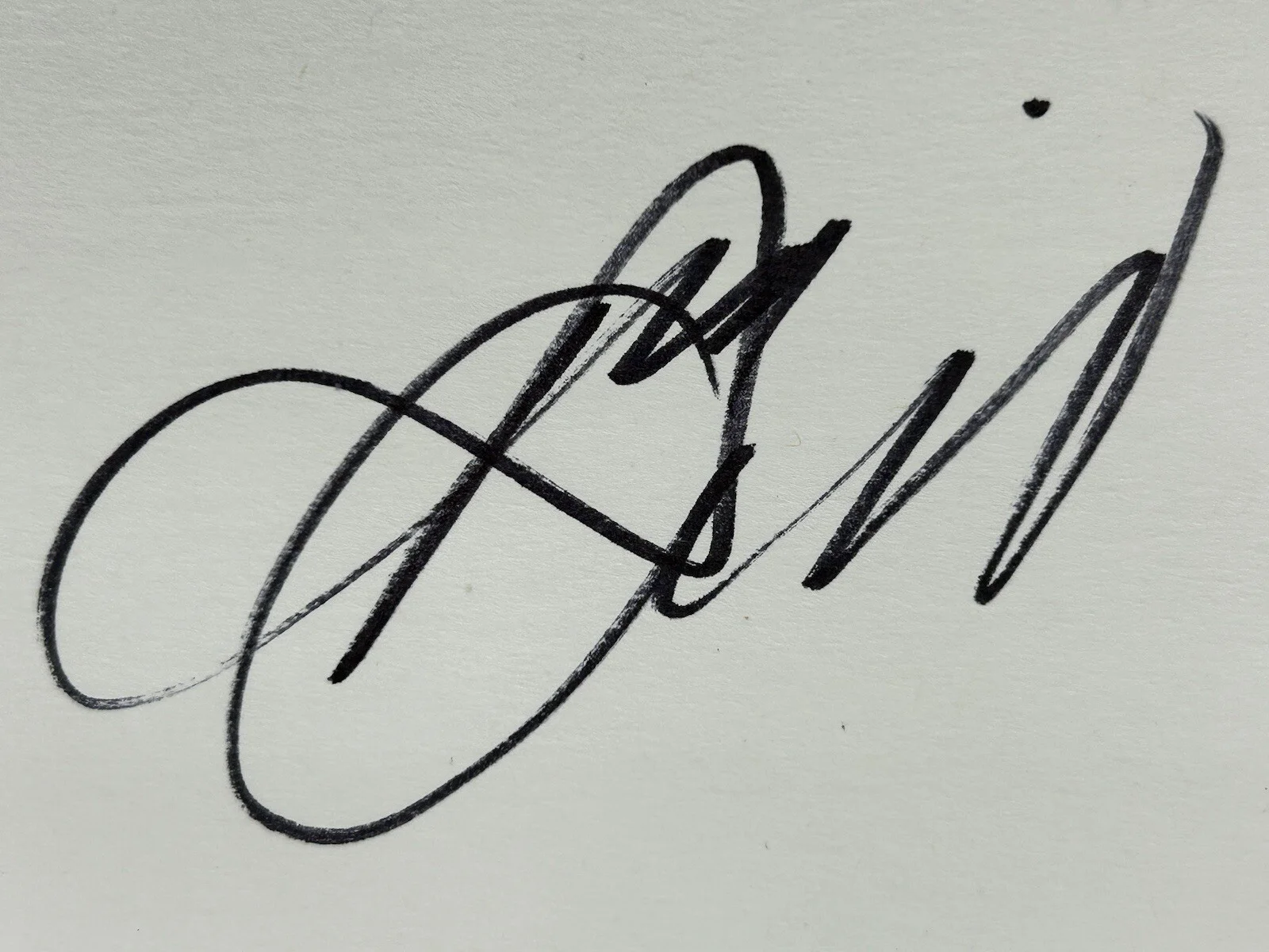 David Copperfield — David Copperfield American Entertainer Stage Illusionist Signature Index Card, image 2